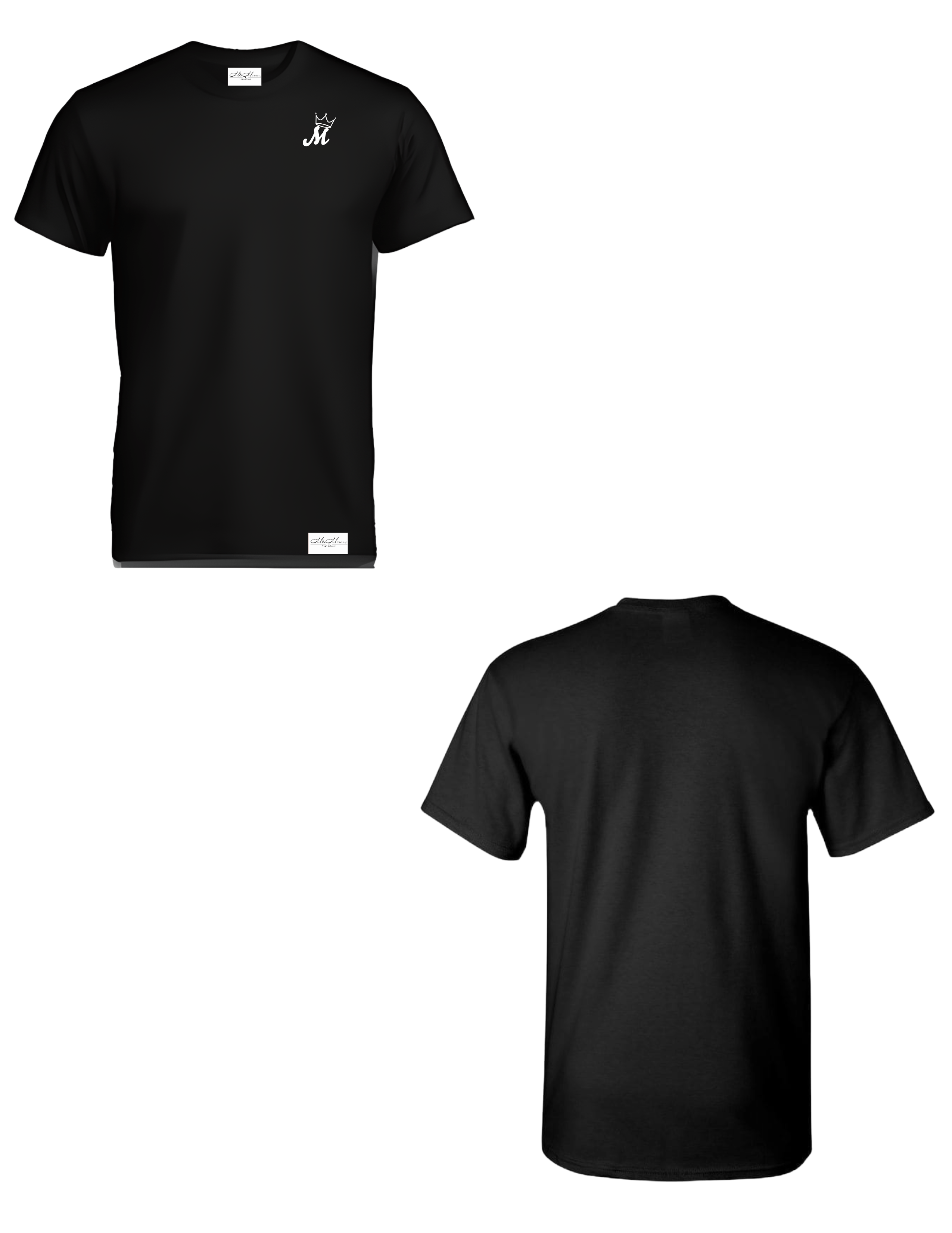 Minimalistic Series Black T Shirt