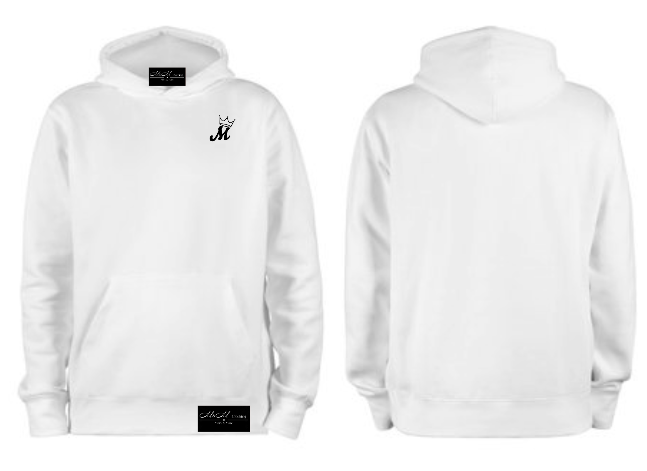 Minimalistic Series White Hoodie