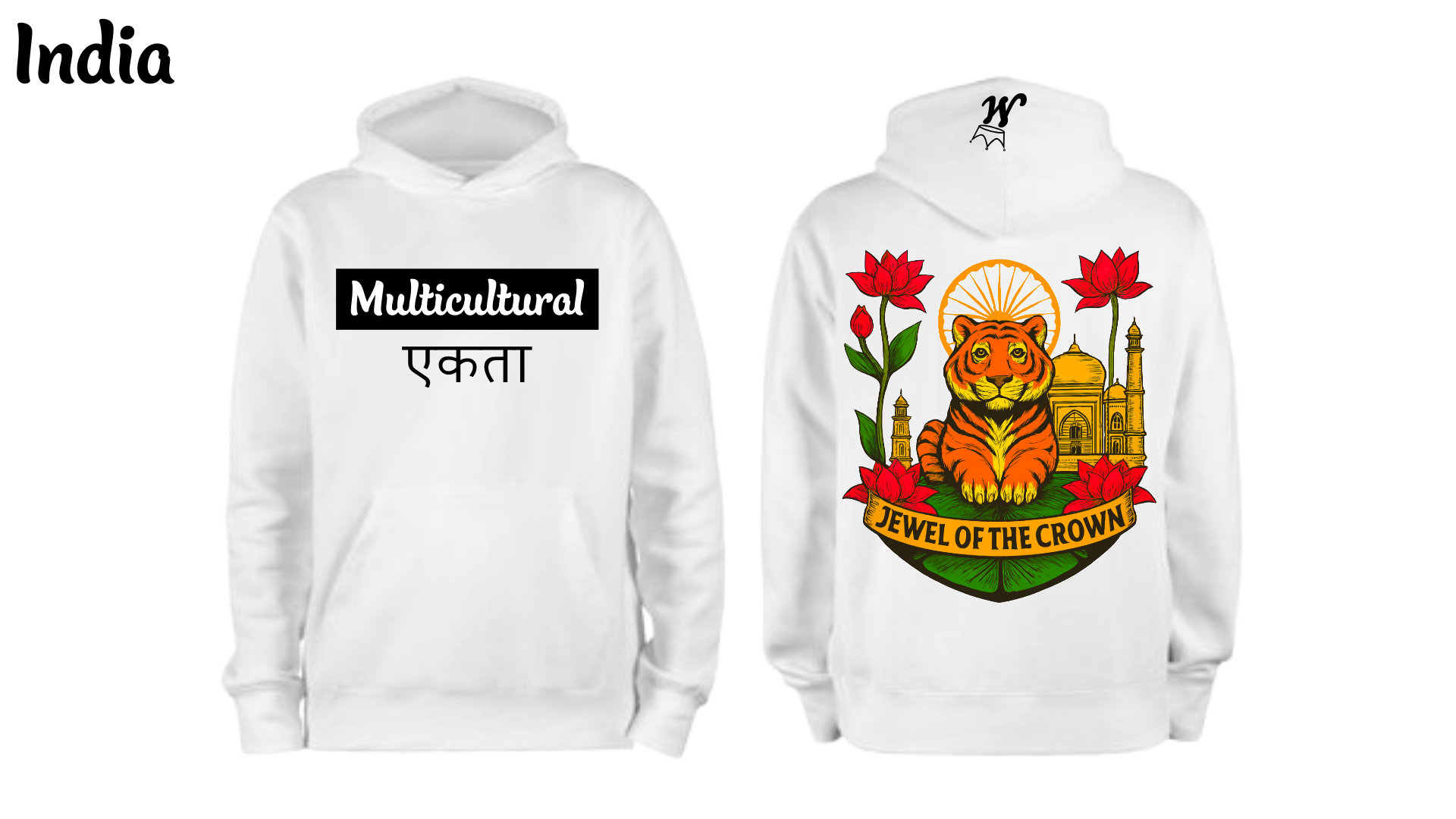 Multicultural Ekta Hoodie – Jewel of the Crown Edition