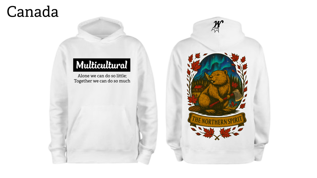 Multicultural Canada Hoodie – The Northern Spirit Edition