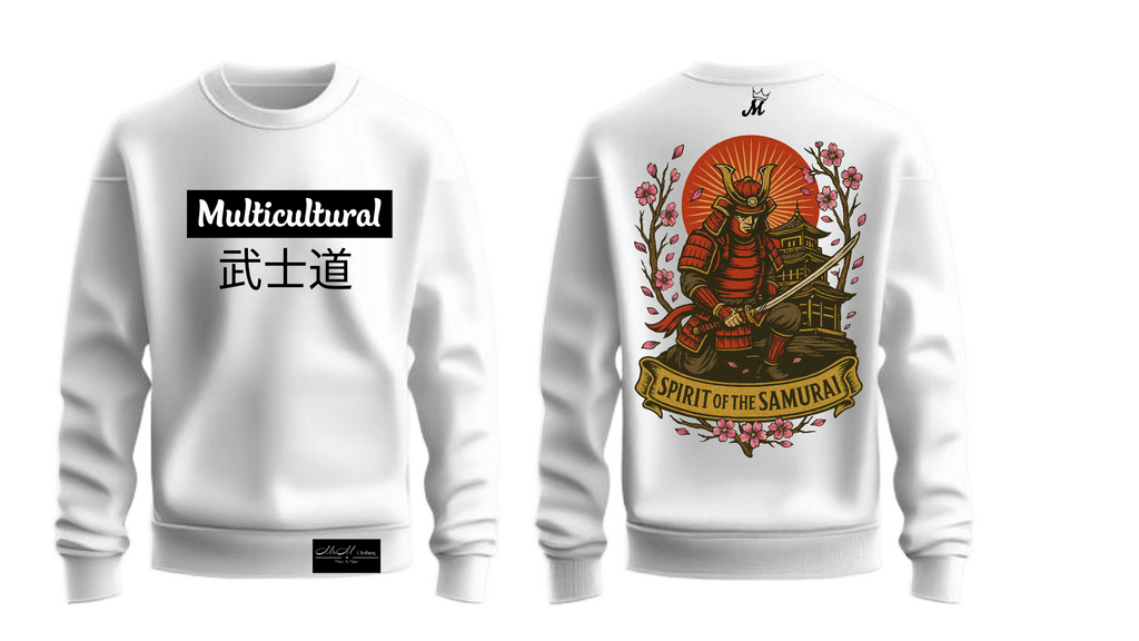 Multicultural Bushidō Sweatshirt– Spirit of the Samurai Edition