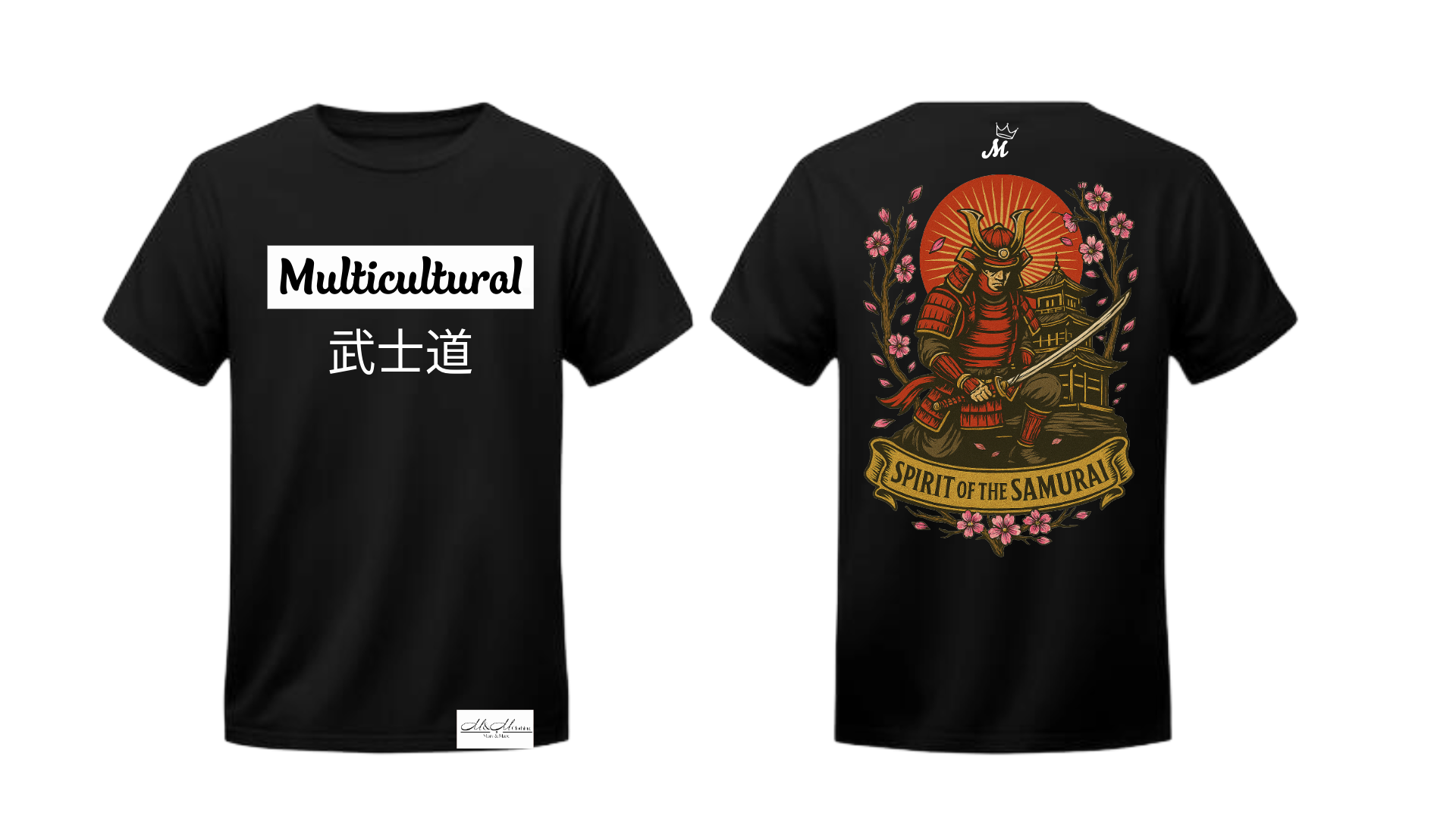 Multicultural Bushidō T Shirt– Spirit of the Samurai Edition