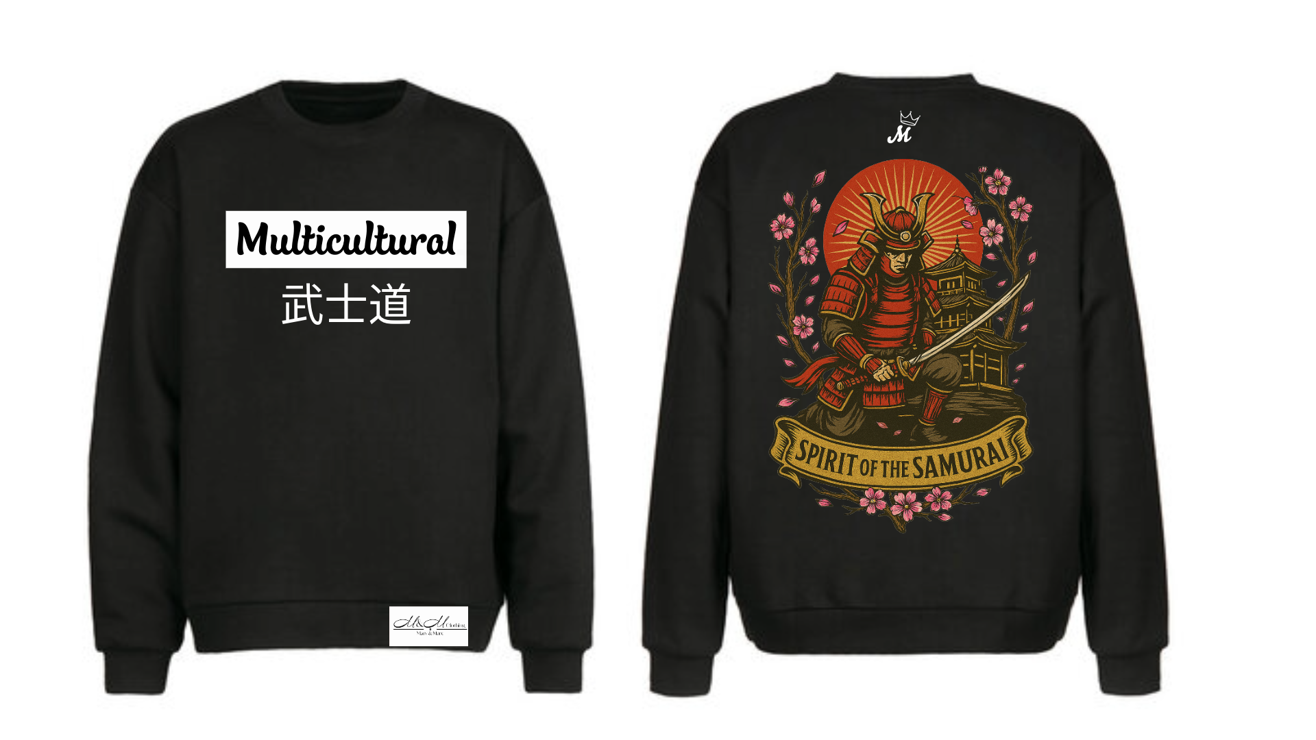 Multicultural Bushidō Sweatshirt– Spirit of the Samurai Edition