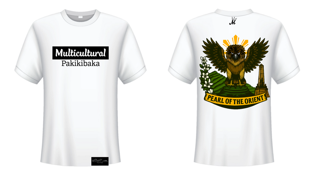 Multicultural Pakikibaka T Shirt– Pearl of the Orient Edition