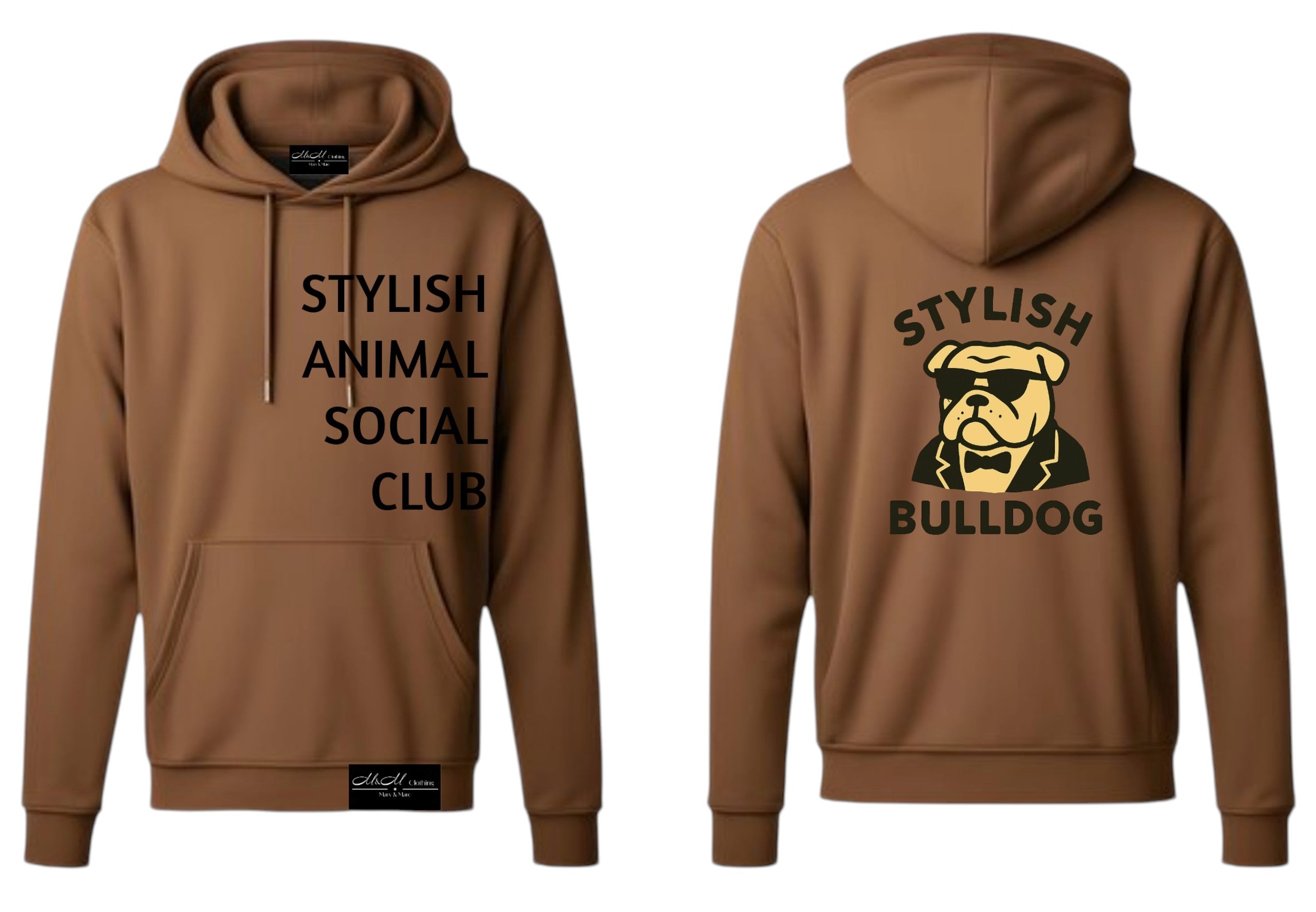 Stylish Bull Dog Hoodie