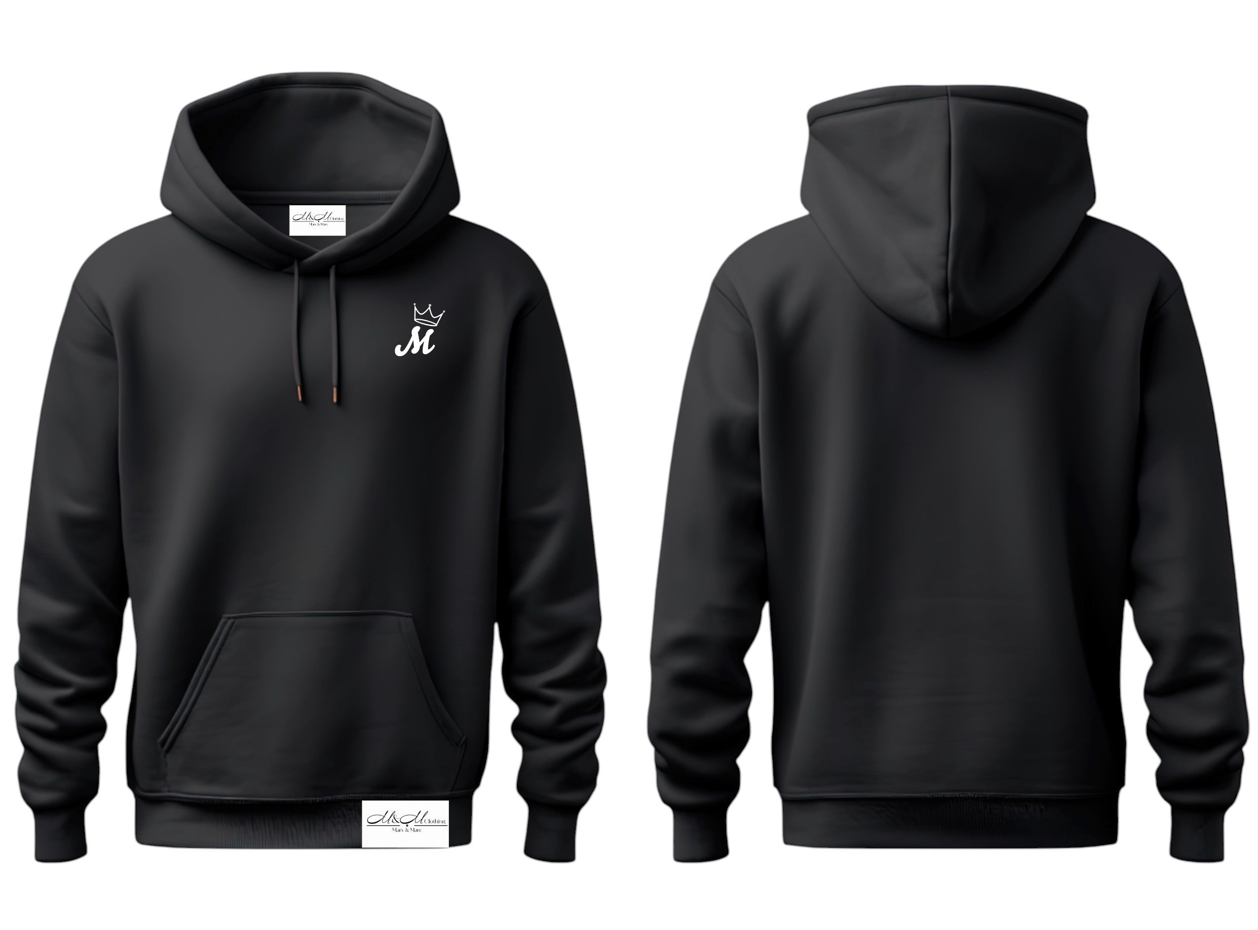 Minimalistic Series Black Hoodie